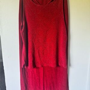 Y2K I.N. STUDIO top and skirt set